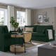 Sofa 3-osobowa, Tallmyra ciemnozielony HYLTARP 295.149.47