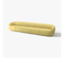 Sofa 6-osobowa, Gunnared jaskrawy zielonożółty LILLESÄTER 296.142.87