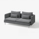 Sofa 3-osobowa, Johanneshov ciemnoszary SÖDERHAMN 296.216.50