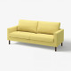 Sofa 3-osobowa, Fridtuna żółty SALTSJÖBADEN 296.275.10