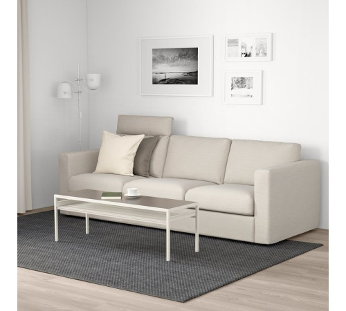 Sofa 3-osobowa, z zagłówkiem/Gunnared beżowy VIMLE 393.990.27