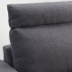 Sofa 3-osobowa, z zagłówkiem z szerokimi podłokietnikami/Gunnared średnioszary VIMLE 394.013.27