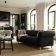 Sofa 3-osobowa, Lejde antracyt/brzoza VISKAFORS 394.433.27