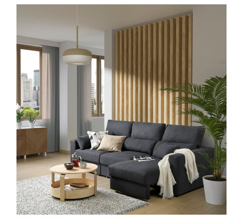 ESKILSTUNA sofa 3-osobowa, Hillared antracyt