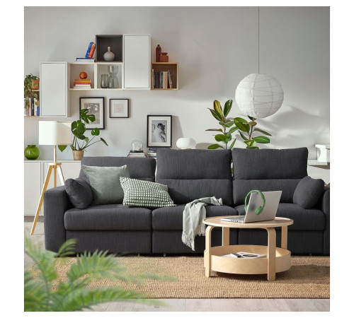 ESKILSTUNA sofa 3-osobowa, Hillared antracyt