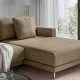 Sofa modułowa, 3-osobowa, z szezlongiem, prawy/Johanneshov brązowobeżowy UPPÅKRA 395.986.68