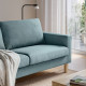 Sofa 3-osobowa, Fridtuna ciemny szaroniebieski SALTSJÖBADEN 395.999.36