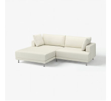 Sofa modułowa, 3-osobowa, z szezlongiem, lewy/Axvall kremowy UPPÅKRA 396.130.13