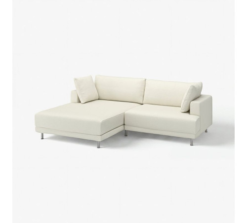 Sofa modułowa, 3-osobowa, z szezlongiem, lewy/Axvall kremowy UPPÅKRA 396.130.13