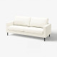 Sofa 3-osobowa, Blekinge biały SALTSJÖBADEN 396.225.69