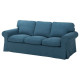 Sofa 3-osobowa, Tallmyra niebieski EKTORP 494.305.36