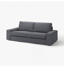 Sofa 3-osobowa, Gunnared średnioszary KIVIK 494.848.07