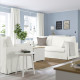 Sofa 3-osobowa, Hallarp biały HYLTARP 494.896.40