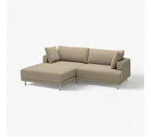 Sofa modułowa, 3-osobowa, z szezlongiem, lewy/Johanneshov brązowobeżowy UPPÅKRA 496.122.73