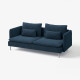 Sofa 3-osobowa, Kelinge granatowy SÖDERHAMN 496.216.30