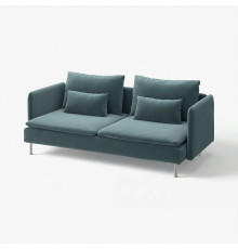 Sofa 3-osobowa, Alhamn ciemny szaroniebieski SÖDERHAMN 596.216.39