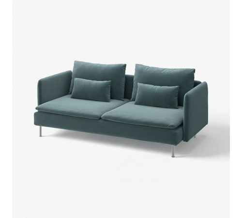 Sofa 3-osobowa, Alhamn ciemny szaroniebieski SÖDERHAMN 596.216.39