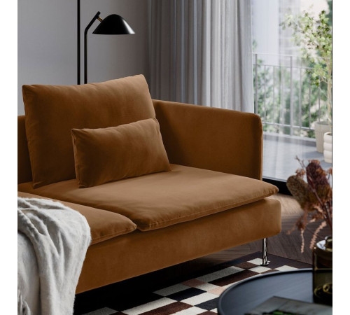 Sofa 3-osobowa, Alhamn ciemny żółto-brązowy SÖDERHAMN 596.216.44