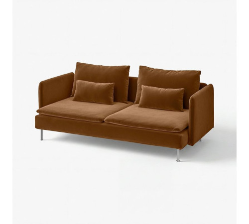 Sofa 3-osobowa, Alhamn ciemny żółto-brązowy SÖDERHAMN 596.216.44