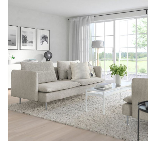 Sofa 3-osobowa, Viarp beż/brąz SÖDERHAMN 693.056.97