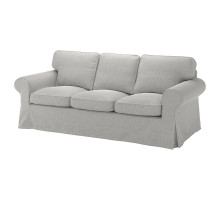 Sofa 3-osobowa, Tallmyra biały/czarny EKTORP 694.305.40