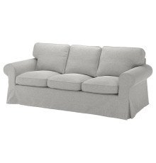 Sofa 3-osobowa, Tallmyra biały/czarny EKTORP 694.305.40