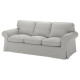 Sofa 3-osobowa, Tallmyra biały/czarny EKTORP 694.305.40