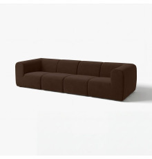Sofa 4-osobowa, Alhamn ciemnobrązowy STOCKHOLM 2025 695.743.12