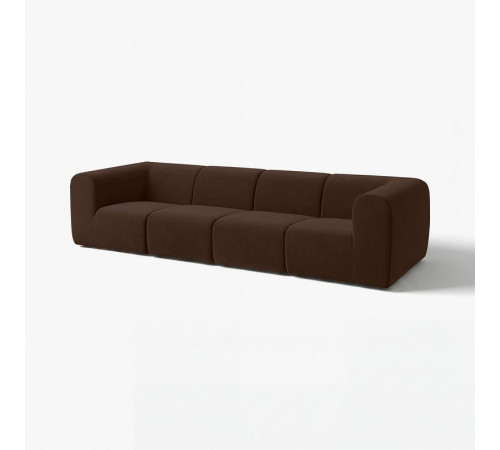 Sofa 4-osobowa, Alhamn ciemnobrązowy STOCKHOLM 2025 695.743.12