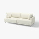 Sofa modułowa, 3-osobowa, Axvall kremowy UPPÅKRA 696.130.02