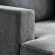 Sofa modułowa, 3-osobowa, z szezlongami/Johanneshov ciemnoszary UPPÅKRA 696.130.64