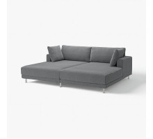 Sofa modułowa, 3-osobowa, z szezlongami/Johanneshov ciemnoszary UPPÅKRA 696.130.64