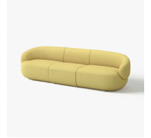 Sofa 4-osobowa, Gunnared jaskrawy zielonożółty LILLESÄTER 696.142.71