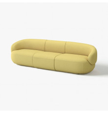 Sofa 4-osobowa, Gunnared jaskrawy zielonożółty LILLESÄTER 696.142.71