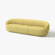 Sofa 4-osobowa, Gunnared jaskrawy zielonożółty LILLESÄTER 696.142.71