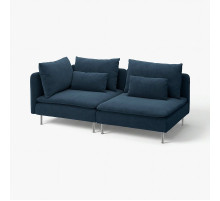 Sofa 3-osobowa, z otwartym końcem/Kelinge granatowy SÖDERHAMN 696.221.05
