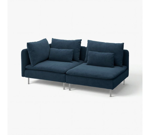 Sofa 3-osobowa, z otwartym końcem/Kelinge granatowy SÖDERHAMN 696.221.05
