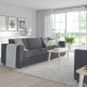 Sofa 3-osobowa, Gunnared średnioszary VIMLE 793.990.30