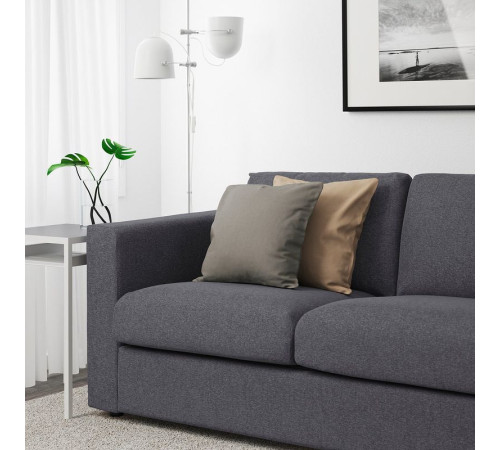 Sofa 3-osobowa, Gunnared średnioszary VIMLE 793.990.30