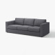 Sofa 3-osobowa, Gunnared średnioszary VIMLE 793.990.30