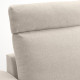 Sofa 3-osobowa, z zagłówkiem z szerokimi podłokietnikami/Gunnared beżowy VIMLE 794.013.30