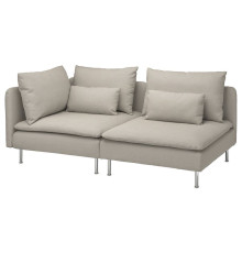 Sofa 3-osobowa, z otwartym końcem/Fridtuna jasnobeżowy SÖDERHAMN 794.496.95