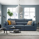 Sofa 3-osobowa, Gunnared niebieski ESKILSTUNA 795.201.87