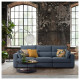 Sofa 3-osobowa, Gunnared niebieski ESKILSTUNA 795.201.87