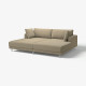 Sofa modułowa, 3-osobowa, z szezlongami/Johanneshov brązowobeżowy UPPÅKRA 796.127.14