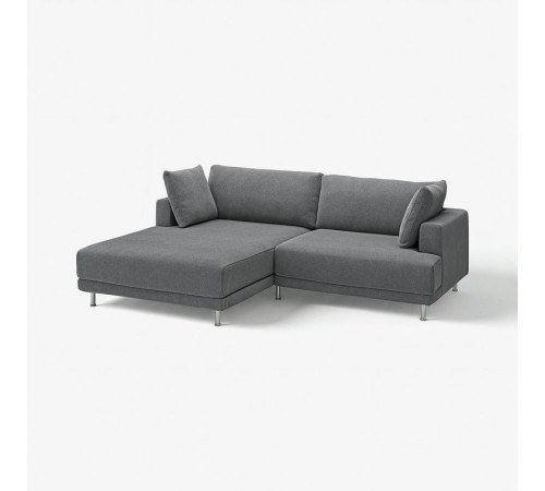 Sofa modułowa, 3-osobowa, z szezlongiem, lewy/Johanneshov ciemnoszary UPPÅKRA 796.130.11