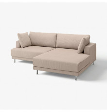 Sofa modułowa, 3-osobowa, z szezlongiem, prawy/Samsala szarobeżowy UPPÅKRA 796.130.25