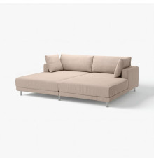 Sofa modułowa, 3-osobowa, z szezlongami/Samsala szarobeżowy UPPÅKRA 796.130.68
