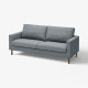 Sofa 3-osobowa, Gunnared średnioszary SALTSJÖBADEN 796.275.22