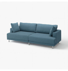 Sofa modułowa, 3-osobowa, Axvall ciemny szaroniebieski UPPÅKRA 896.130.01